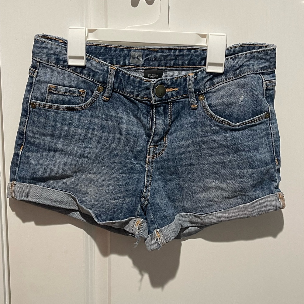 Denim Roll-Cuff Women's Shorts